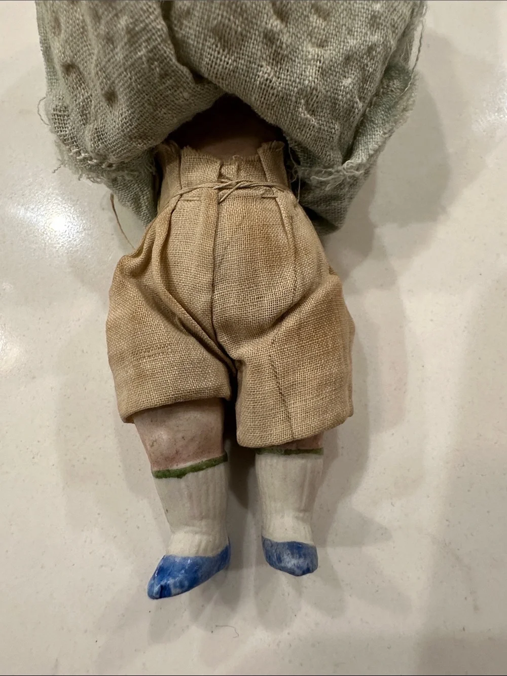 Antique Gebrüder Heubach 6095 German Character Bisque Baby Doll